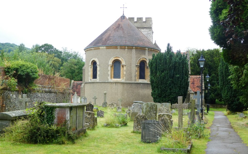 St. Thomas of Canterbury - Exterior from church graveyard.